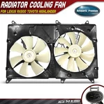 Dual Radiator Cooling Fan Assembly W/ Shroud For Lexus RX300 Toyota Highlander. Fixed Price $145.39.
