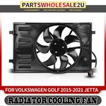 Radiator Fan Assembly With Brushless Motor For Volkswagen Golf 15-21 Jetta 1.4L. Fixed Price $197.99.