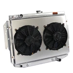 Radiator & Fan Shroud Fit Chrysler Cordoba Dodge Plymouth Volare Mt 1976-1989. Fixed Price $195.50.