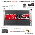 Row Aluminum Radiator Fit 1973-1976 74,75 Chevrolet Corvette C3 5.7L&7.4L,V8. Fixed Price $159.00.