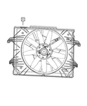 Genuine Mopar Radiator Cooling Fan Module 68430018AA. Fixed Price $579.38.
