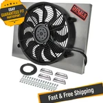 Derale 16828 High Output Single 17'' Electric Rad Fan/aluminum Shroud Kit. Fixed Price $377.75.