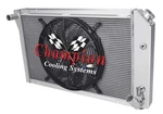 Rn Champion 3 Row Radiator, 16" Fan For 1977 - 1982 Chevrolet Corvette V8 Engine. Fixed Price $332.45.