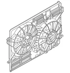 Genuine Nissan Fan Assembly 21481-7BA0D. Fixed Price $365.93.