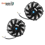 Grefmoto Pair 7" Inch Universal Slim Electric Push Pull Radiator Cooling Fan. Fixed Price $36.77.