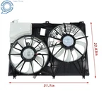 For Toyota Highlander V6 3.5L 2014-2019 Dual Radiator Condenser Fan Assembly. Fixed Price $88.52.
