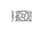 Radiator Fan Assembly 87XDWPY25 For Fiat 500X 2016 2017 2018. Fixed Price $127.09.