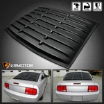 Fits 2005-2014 Ford Mustang Gt Coupe Black Window Louver Sun Shade Vent 05-14. Fixed Price $183.38.