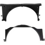 Fan Shrouds Set Of Upper For Chevy Gmc Sierra 3500 Hd 2500 Heavy Duty Pair. Fixed Price $99.90.
