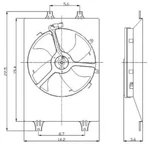Radiator Fan Assy Global Parts Distributors 2811431. Fixed Price $123.82.