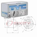 Tyc Left Engine Cooling Fan Motor For 1987-1993 Chevrolet Beretta Belts Ck. Fixed Price $40.15.