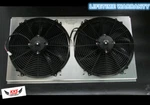 Kks Radiator Shroud W/ 2 16" Fan 94-99 Chevy C/k 1500 Suburban 5.7L Gas 17" Core. Fixed Price $209.00.