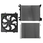 Radiator Condenser Cooling Fan Kit For 2017-2019 Nissan Rogue Sport. Fixed Price $168.68.