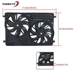 EJ7Z8C607E EJ738C607AG Dual Radiator Cooling Fan Ford Escape Lincoln Mkc. Fixed Price $77.39.