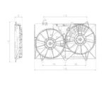 Dual Radiator & Condenser Cooling Fan Assembly For 11-17 Toyota Sienna TO3115167. Fixed Price $185.00.