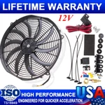 For Spal 16INCH Thermo Fan Skew Blade 12V Puller 3000CFM Reversible Cooling Kit. Fixed Price $62.99.