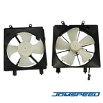 Left & Right Radiator Cooling Fan W/ A/c Condenser For 2001-2005 Honda Civic. Fixed Price $89.88.