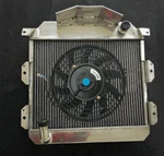 Row Aluminum Radiator +fan For 1953-1956 1954 1955 Austin Healey 100-4 Fit Mt. Fixed Price $275.50.