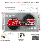 3-ROW Aluminum Radiator Shroud Fan Relay For 1994-2000 C1500 C2500 C3500 6.5L V8. Fixed Price $279.00.