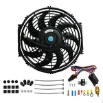 12 Inch Electric Radiator Cooling Fan 800 Cfm+thermostat Wiring Switch Relay Kit. Fixed Price $43.77.