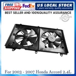 Radiator Cooling Fan For 2003 - 2007 Honda Accord 2.4L Dual HO3115121. Fixed Price $59.00.