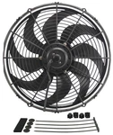 Derale 18916 16" Dyno-cool Curved Blade Electric Fan. Fixed Price $126.78.