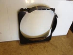 Radiator Fan Shroud V-8, Steel, Powder-coated, Fits 66-77 Early Ford Bronco. Fixed Price $130.00.