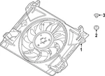 Genuine Ford Engine Cooling Fan Assembly RL3Z8C607B. Fixed Price $668.31.