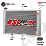 Asi Rows Aluminum Radiator Fit 31" X 19" Chevy Sbc 350 Double Pass Cross Flow. Fixed Price $169.00.