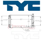 Tyc Radiator For 1988-1993 Chevrolet S10 Blazer 4.3L V6 Cooler Cooling Ds. Fixed Price $202.16.