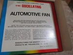 Lloyd 12 Volt Oscillating Automotive Fan Model L8/7479 New. Fixed Price $44.99.