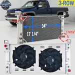 3ROW Radiator Shroud Fan For 1999-2014 Chevy Silverado 1500/2500 Tahoe/gmc Yukon. Fixed Price $299.00.