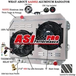 3ROW Aluminum Radiator+shroud Fan For 1975-1983 Nissan Datsun 280Z,280ZX L6 2.8L. Fixed Price $259.00.