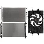 Electric Radiator Condenser Cooling Fan Kit For 2010-2015 Chevrolet Equinox 2.4L. Fixed Price $195.18.