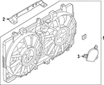 Genuine Nissan Fan Assembly 21481-6GP1A. Fixed Price $761.75.