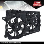 621536 Dual Radiator Cooling Fan Assembly 2015 2016-2022 Ford Mustang 2.3L. Fixed Price $80.34.