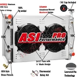 Asi 3ROW Aluminum Radiator+shroud Fan For 1994-1998 Chevrolet P30 Gmc P3500 5.7L. Fixed Price $259.00.