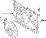 Genuine Bmw Fan Assembly 17-42-9-846-922. Fixed Price $877.79.