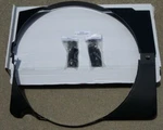 1966-1968 Plymouth Dodge 22" Piece Fan Shroud And Bracket Kit New Set. Fixed Price $325.00.
