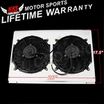 Kks Radiator Shroud & 2X12" Fan Fit 77-82 Chevy Corvette 5.0 5.7 V8 78 79 80 81. Fixed Price $139.00.