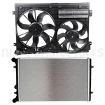 Fit For 2005-2006 Audi 1.8L Volkswagen Jetta 1.9L Cooling Fan & Radiator Kit. Fixed Price $133.48.