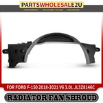New Upper Engine Cooling Fan Shroud Ford F-150 2018-2021 V6 3.0L JL3Z8146C. Fixed Price $141.99.