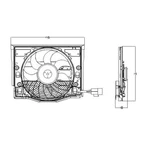 For Bmw 320I 2001-2005 Alzare Engine Cooling Fan Assembly. Fixed Price $154.71.