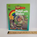 Toy Story Paint With Water Book, Disney 1995, Golden Books, Unused Unmarked. Fixed Price $14.99.