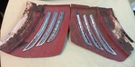 57 Buick Super Riviera Rear Quarter Panel Moulding Trim Inserts. Fixed Price $339.96.