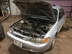 Radiator Fan Motor Assembly With Ac Fits 98-03 Escort 364620. Fixed Price $84.00.