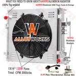 Aluminum Row Radiator Shroud Fan For 2018-2023 21 Jeep Wrangler 2.0L 3.0L 3.6L. Fixed Price $199.00.