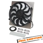 Derale 16816 High Output Single 17'' Electric Rad Fan/aluminum Shroud Kit. Fixed Price $363.75.