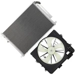 Electric Condenser & Cooling Fan Kit For 2009 2010-2013 Cadillac Cts. Fixed Price $114.84.
