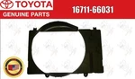 Toyota Genuine Land Cruiser FZJ80 1FZE Radiator Fan Shroud 16711-66031 Oem. Fixed Price $87.00.